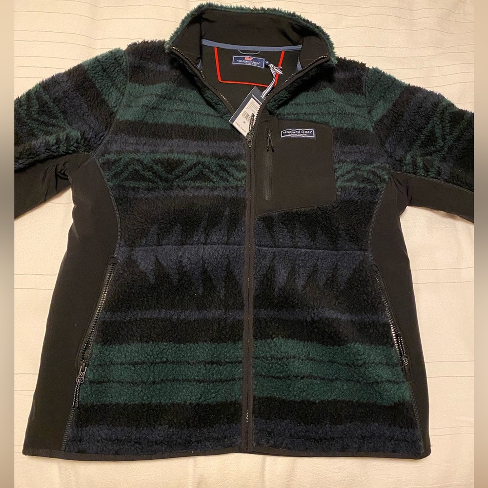 Vineyard Vines Tech Sherpa Full Zip - Men’s M
